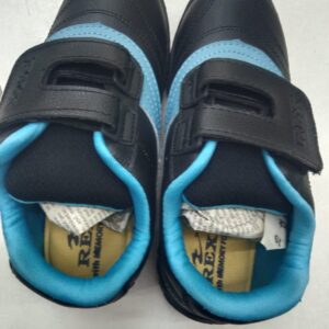 ShreeRam Black & Blue Shoes Senior