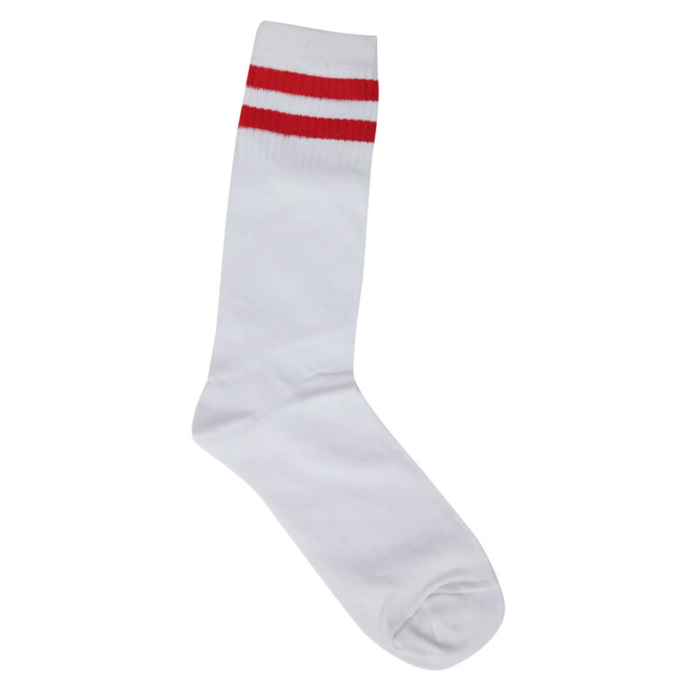 Maxfort Red Lining White Socks – Corporate Uniform Suppliers | School ...